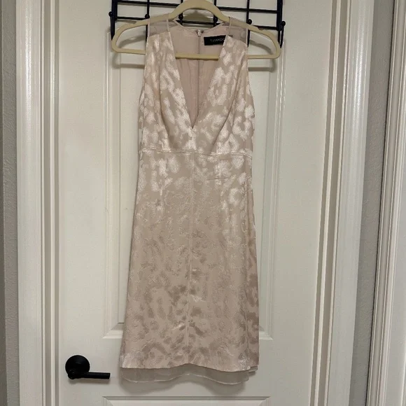 Thakoon 100% Silk Cocktail Dress Pale Pink NWT Size 0 - Picture 3 of 13